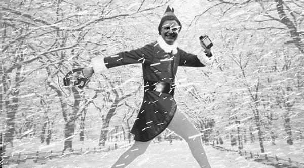 Awesome elf in snowstorm animated gif. Boise winters can be cold and yes it does snow. However, it usually melts by the end of the day.