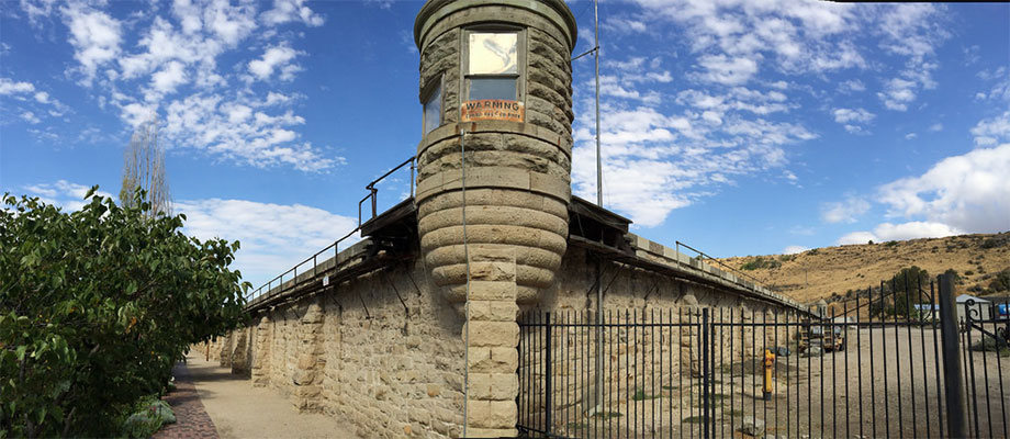 Boise Old Penitentiary guard tower. The Penitentiary was built in 1870 and operated for just over 100 years.