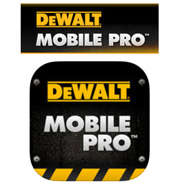 DEWALT Mobile Pro is the calculation and reference tool for construction professionals. Best Mobile Tool: DEWALT Mobile Pro