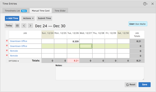 Time Card App - Electronic Time Card Software for Employees