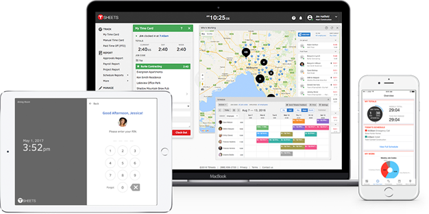 Time Clock Kiosk Employee Time Clock Software From Tsheets By